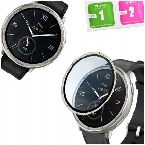 Szkło hybrydowe 5D do Amazfit Active 2 / 2 Black Sport / NFC do zegarka