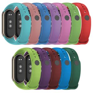 Zestaw: 6x pasek Classic Silicone do smartband'a Xiaomi Mi Band 8 / 9 / 10