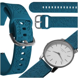 Pasek Blossom do smartwatch'a Devill Bianka 42mm smartwatch (Niebieski)