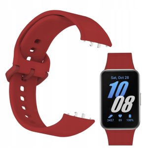 Pasek Classic Silicone do smartband'a Samsung Galaxy Fit 3 (Czerwony)