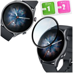 Szkło hybrydowe ochronne 5D do Amazfit GTR 3 Pro do smartwatcha zegarka