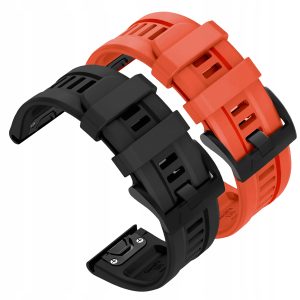 Zestaw: 2x pasek Classic Silicone do Garmin Fenix 5X 6X 7X Pro Solar Epix Pro QuickFit