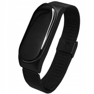 Opaska Solid Steel do smartband'a Xiaomi Mi Band 7 (Czarny)