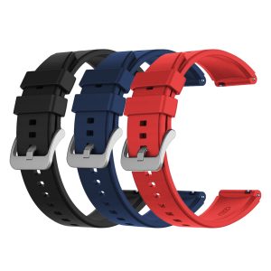 Zestaw: 3x pasek Classic Silicone do smartwatch'a Huawei Watch GT 2 3 4 5 46mm pro active classic