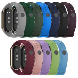 Zestaw: 6x pasek Classic Silicone do smartband'a Xiaomi Mi Band 8 / 9 / 10