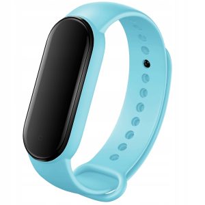 Opaska / pasek Classic Silicone do smartband'a Xiaomi Mi Band 5 / 6 / 7 (Błękitny)