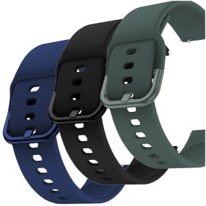 Zestaw: 3x pasek Classic Silicone do smartwach'a Garmin Forerunner 255S 265S Venu 2S 3S Vivoactive 4S