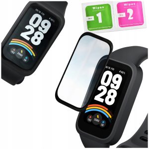Szkło hybrydowe 5D do zegarka Xiaomi Smart Band 9 Active ochronne z ramką