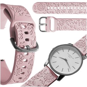 Pasek Blossom do smartwatch'a Devill Bianka 42mm smartwatch (Różowy)