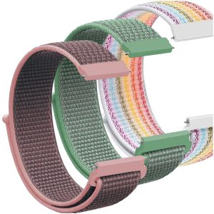 Zestaw: 3x pasek Nylon do smartwatch'a Garmin Move 3 Style Vivomove Vivoactive 5 Music
