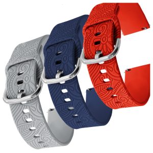 Zestaw: 3x pasek Floral do smartwatch'a Amazfit GTS 2 3 4 2e mini gtr bip s lite