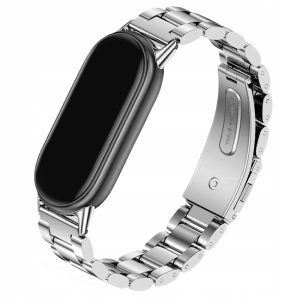 Pasek Solid Steel do smartband'a Xiaomi Mi Band 8 / 9 / 10 (Szary)