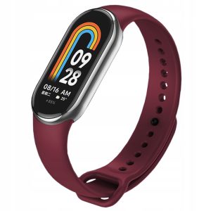 Pasek Classic Silicone do smartband'a Xiaomi Mi Band 8 / 9 / 10 (Malinowy)