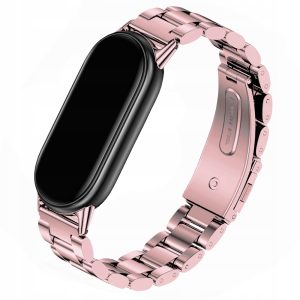 Pasek Royal Steel do smartband'a Xiaomi Mi Band 8 / 9 / 10 (Różowy)
