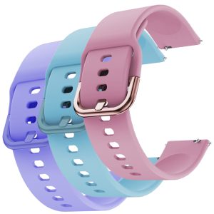 Zestaw: 3x pasek Classic Silicone do smartwatch'a Huawei Watch GT 4 / GT 5 41mm Classic Active Elite