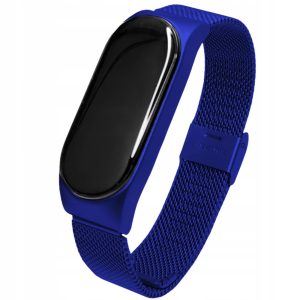 Opaska Solid Steel do smartband'a Xiaomi Mi Band 7 (Niebieski)