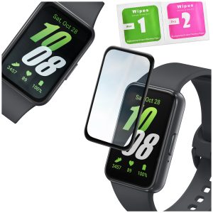 Szkło hybrydowe 5D do zegarka Samsung Galaxy Fit 3 do smartwatcha ochronne