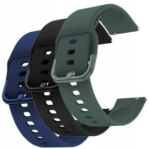 Zestaw: 3x pasek Classic Silicone do smartwatch'a Huawei Watch GT 4 / GT 5 41mm Classic Active Elite