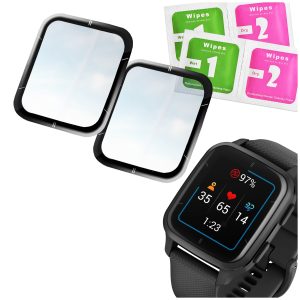 Zestaw: 2x Szkło hybrydowe ochronne 5D do Garmin Venu SQ 2 Music