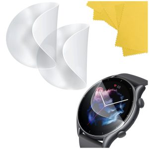 Zestaw: 2x folia ochronna do Amazfit GTR 3 do smartwatcha zegarka
