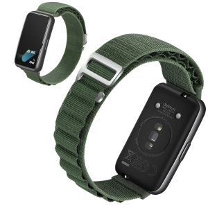 Pasek Nylon do smartband'a Huawei Band 8 / 9 / 10 (Zielony)