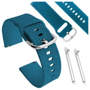 Pasek Floral do smartwatch'a Xiaomi Redmi Watch 5 Lite (Niebieski)