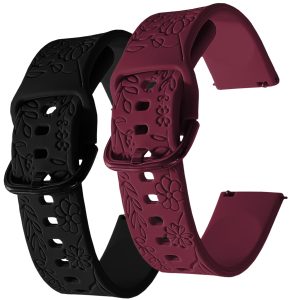 Zestaw: 2x pasek Blossom do smartwatch'a Amazfit GTS 2 3 4 2e 42mm 2e mini Neo Zepp E