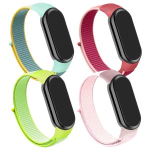 Zestaw: 4x pasek Nylon do smartband'a Xiaomi Mi Band 8 / 9 / 10