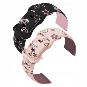 Zestaw: 2x pasek Bloom do smartwatch'a Samsung Galaxy Watch 4 5 6 7 FE Classic Pro