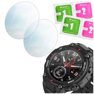 Zestaw: 2x szkło hartowane 9h do Xiaomi Amazfit T-REX do smartwatcha