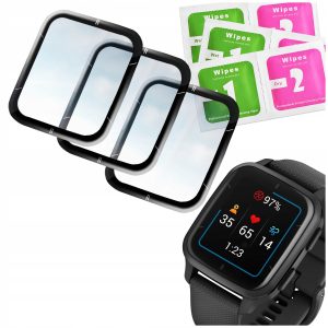 Zestaw: 3x Szkło hybrydowe ochronne 5D do Garmin Venu SQ 2 Music do zegarka