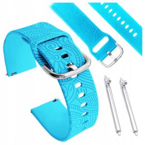 Pasek Floral do smartwatch'a Xiaomi Redmi Watch 5 Lite (Lazurowy)