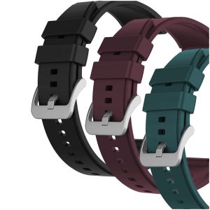 Zestaw: 3x pasek Classic Silicone do smartwatch'a Amazfit GTS 2 3 4 2e mini gtr bip s lite pro