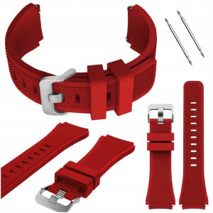 Pasek Classic Silicone do smartwatch'a Realme Watch S2 (Czerwony)