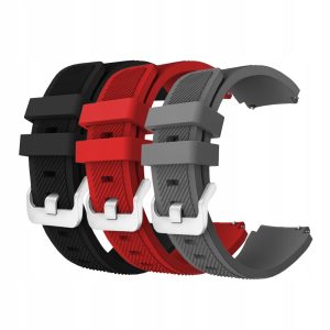 Zestaw: 3x pasek Classic Silicone do smartwatch'a Realme Watch S2