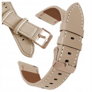 Pasek Elegant Leather do smartwatch'a Huawei Watch GT 6 Elite 41mm (Beżowy)