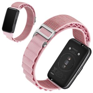 Pasek Nylon do smartband'a Huawei Band 8 / 9 / 10 (Różowy)