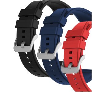 Zestaw: 3x pasek Classic Silicone do smartwatch'a Amazfit GTS 2 3 4 2e mini gtr bip s lite pro