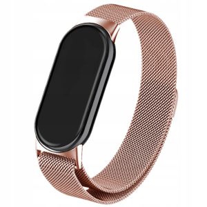 Pasek Magnetic do smartband'a Xiaomi Mi Band 8 / 9 / 10 (Różowo-złoty)