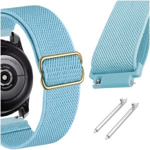 Pasek Nylon do smartwatch'a Samsung Galaxy Watch 4 5 6 7 Classic Pro 40 42 44 mm (Wzór 12)