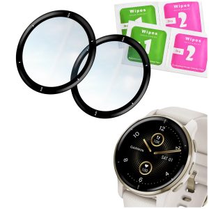 Zestaw: 2x Szkło hybrydowe ochronne 5D do Garmin Venu 2 Plus do smartwatcha
