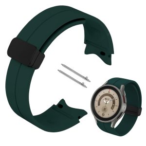 Pasek Classic Silicone do smartwatch'a Samsung Galaxy Watch 4 / 5 / 6 / 7  (Zielony)