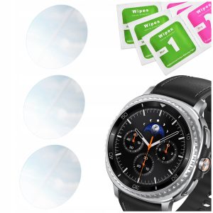 Zestaw: 3x szkło hartowane 9H do Samsung Galaxy Watch 8 Classic 46 mm