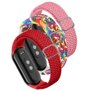 Zestaw: 3x pasek Cloth with clasp do smartband'a Xiaomi Mi Band 8 / 9 / 10