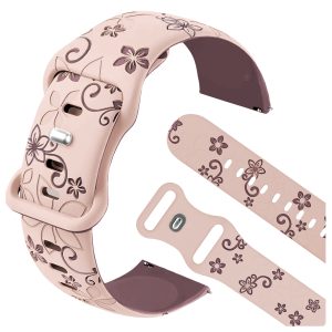 Pasek Bloom do smartwatch'a Samsung Galaxy Watch 4 5 6 7 FE Classic Pro 40 42 44 mm (Różowy)
