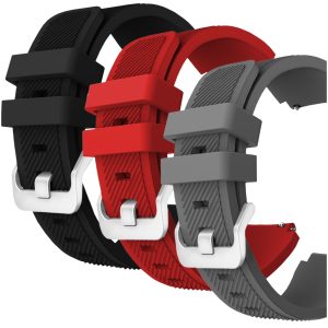 Zestaw: 3x pasek Classic Silicone do smartwatch'a Huawei Watch GT 2 3 4 46mm pro 48mm se gt2 gt4