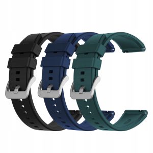 Zestaw: 3x pasek Classic Silicone do smartwatch'a Xiaomi Redmi Watch 5 Active