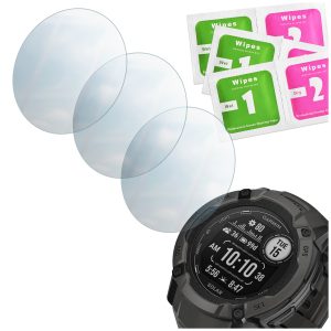 Zestaw: 3x szkło hartowane 9h do Garmin Instinct 2X Solar do smartwatcha