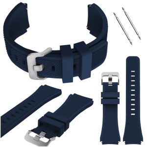 Pasek Classic Silicone do smartwatch'a Huawei Watch GT 2 3 4 46mm pro 48mm se gt2 gt4 sport (Granatowy)