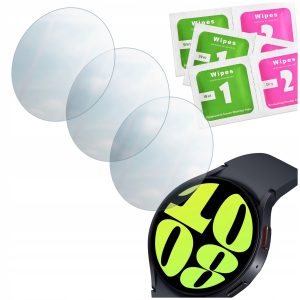 Zestaw: 3x szkło hartowane 9h do Samsung Galaxy Watch 6 44mm do smartwatcha